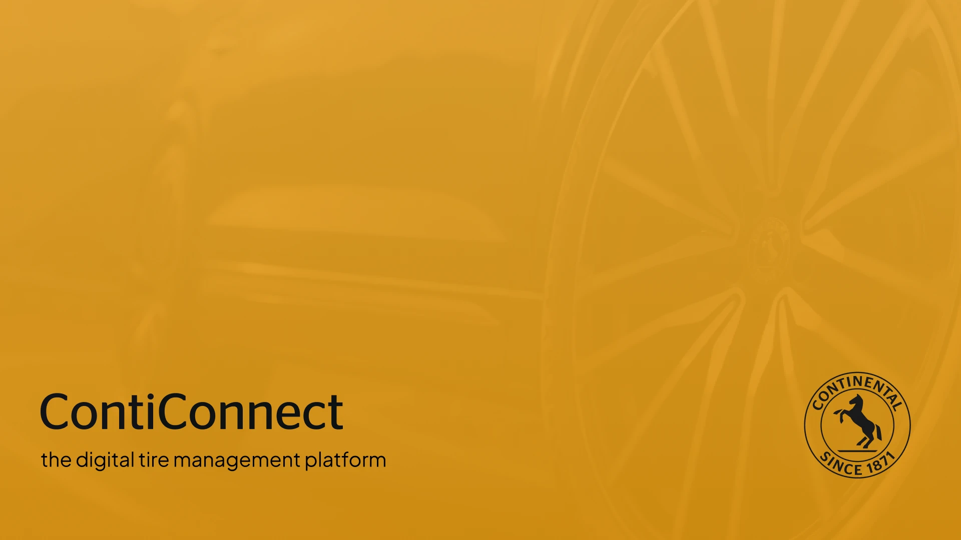 ContiConnect cover: the digital tire management platform, with the Continental logo